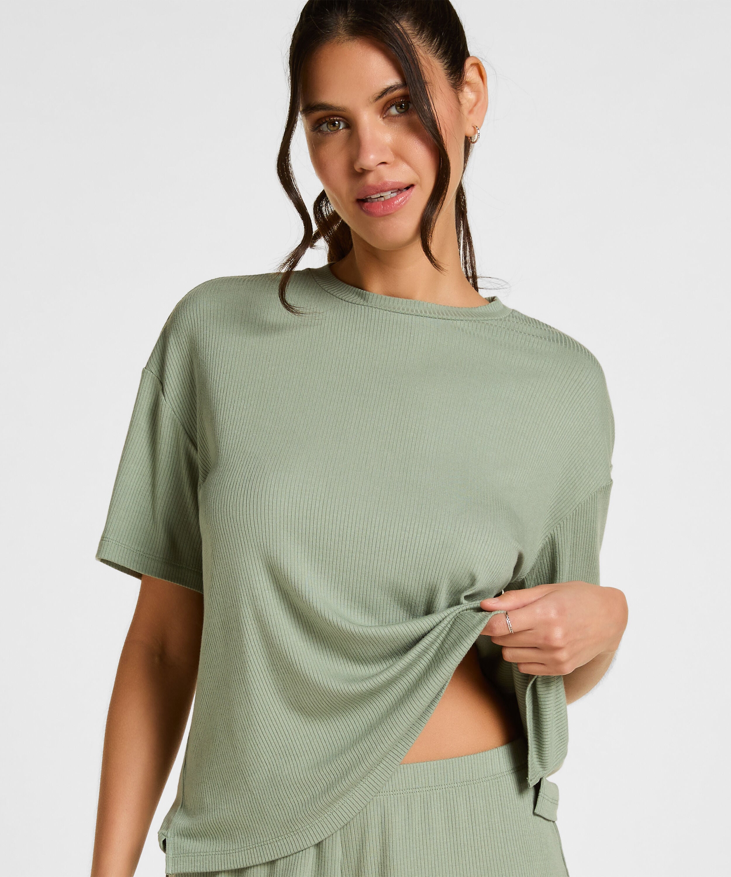Pyjama Shirt, Green