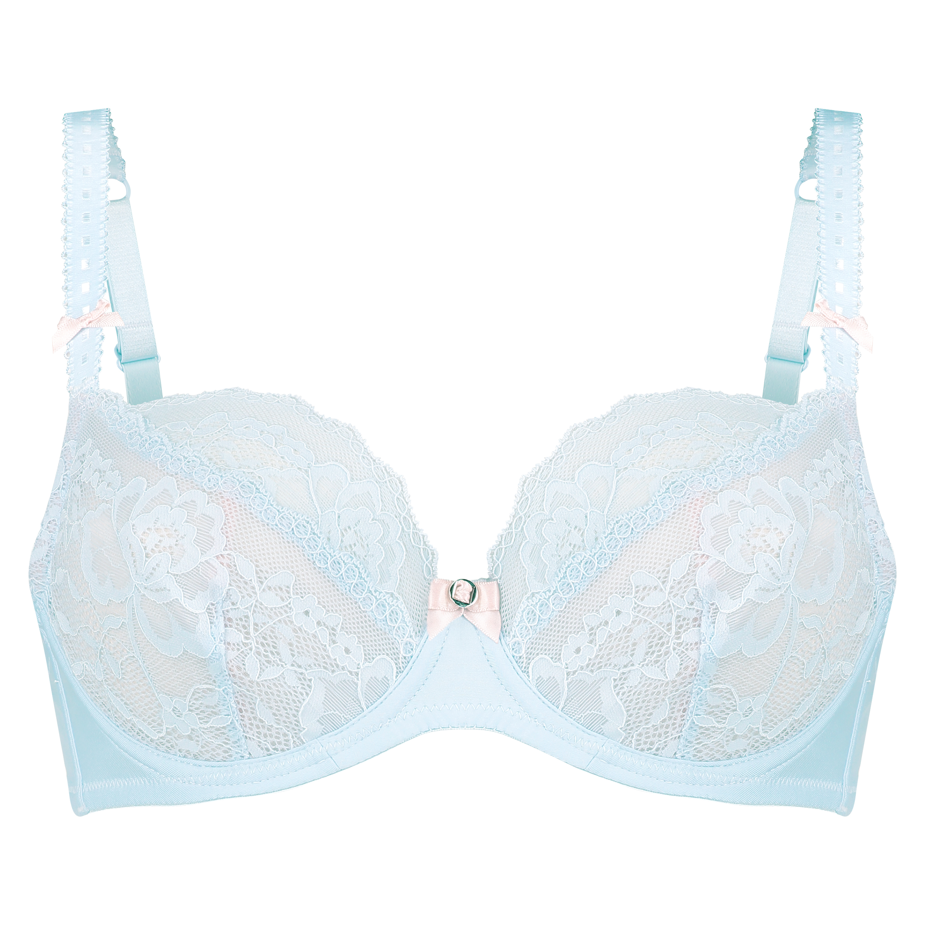 Non-Padded Underwired Bra Theresa, Blue, main