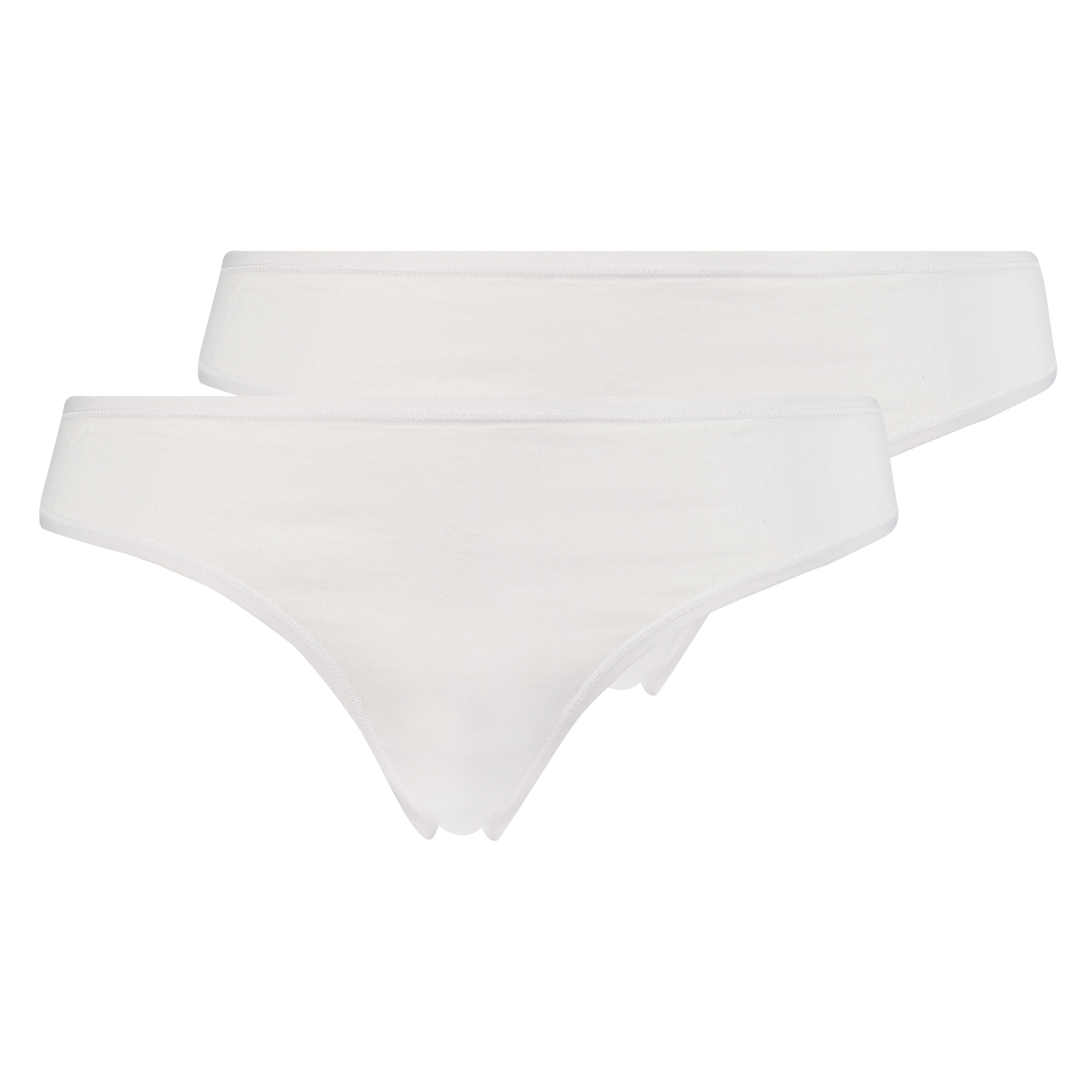 2 Cotton Thongs Kim, White, main