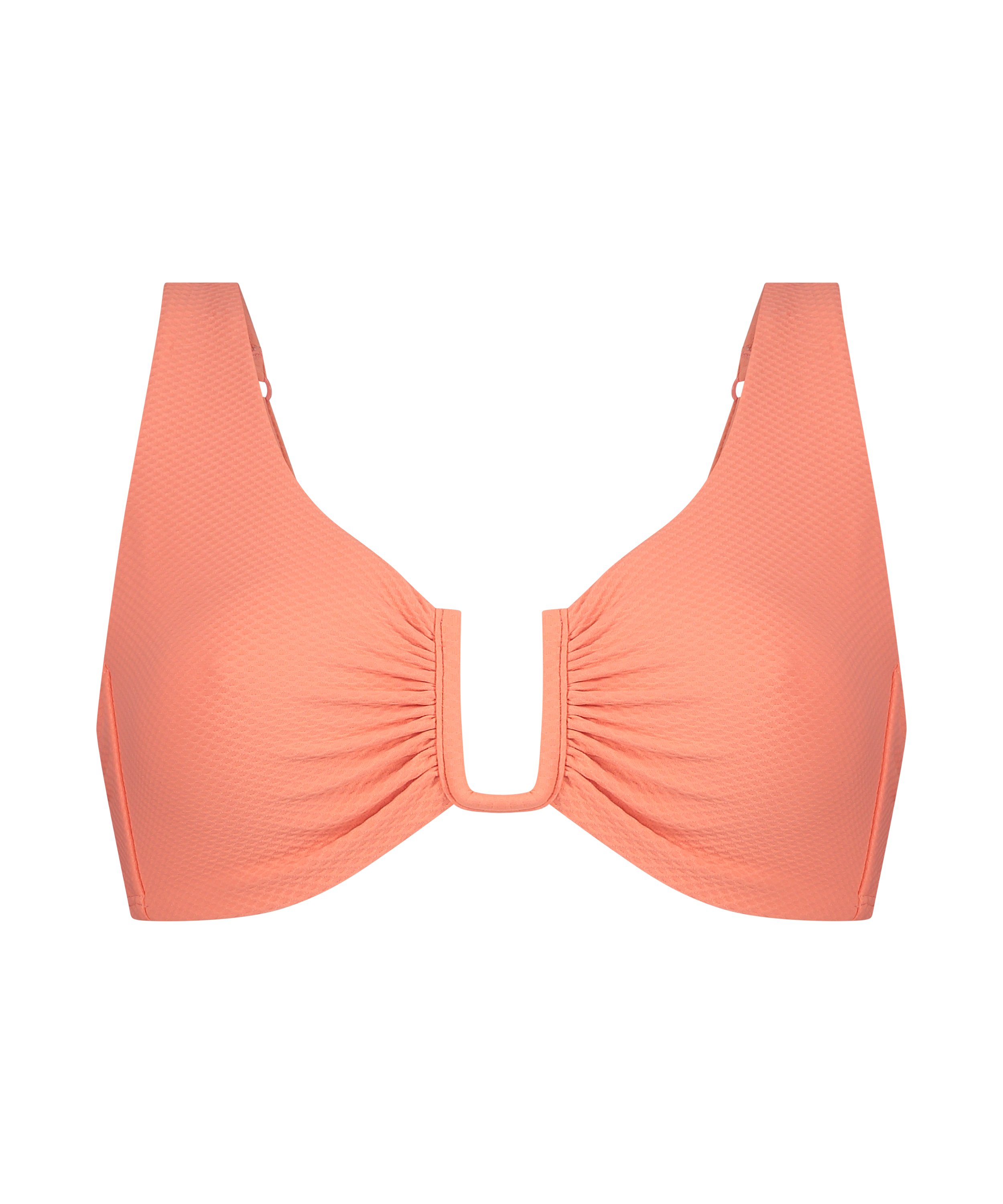 Peachy Bikini Top, Orange, main