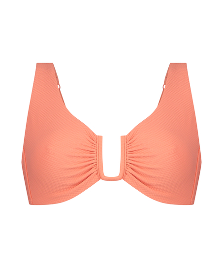 Peachy Bikini Top, Orange