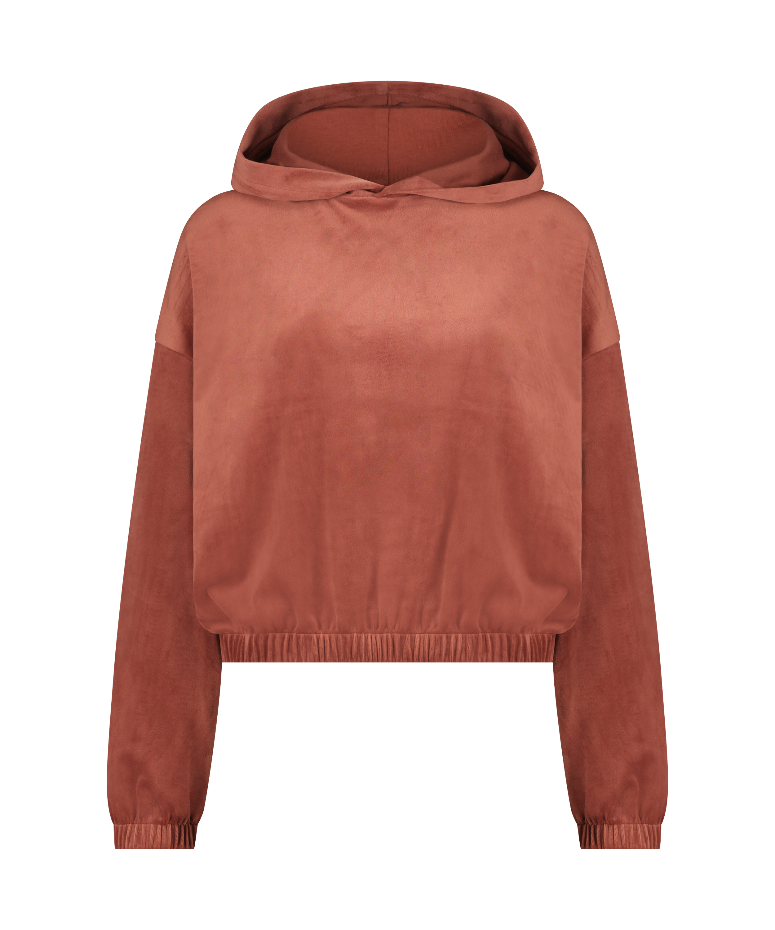 Velours top, Brown, main