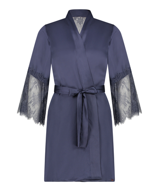 Kimono Satin Lily, Blue