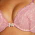 Rose padded push-up bra, Purple