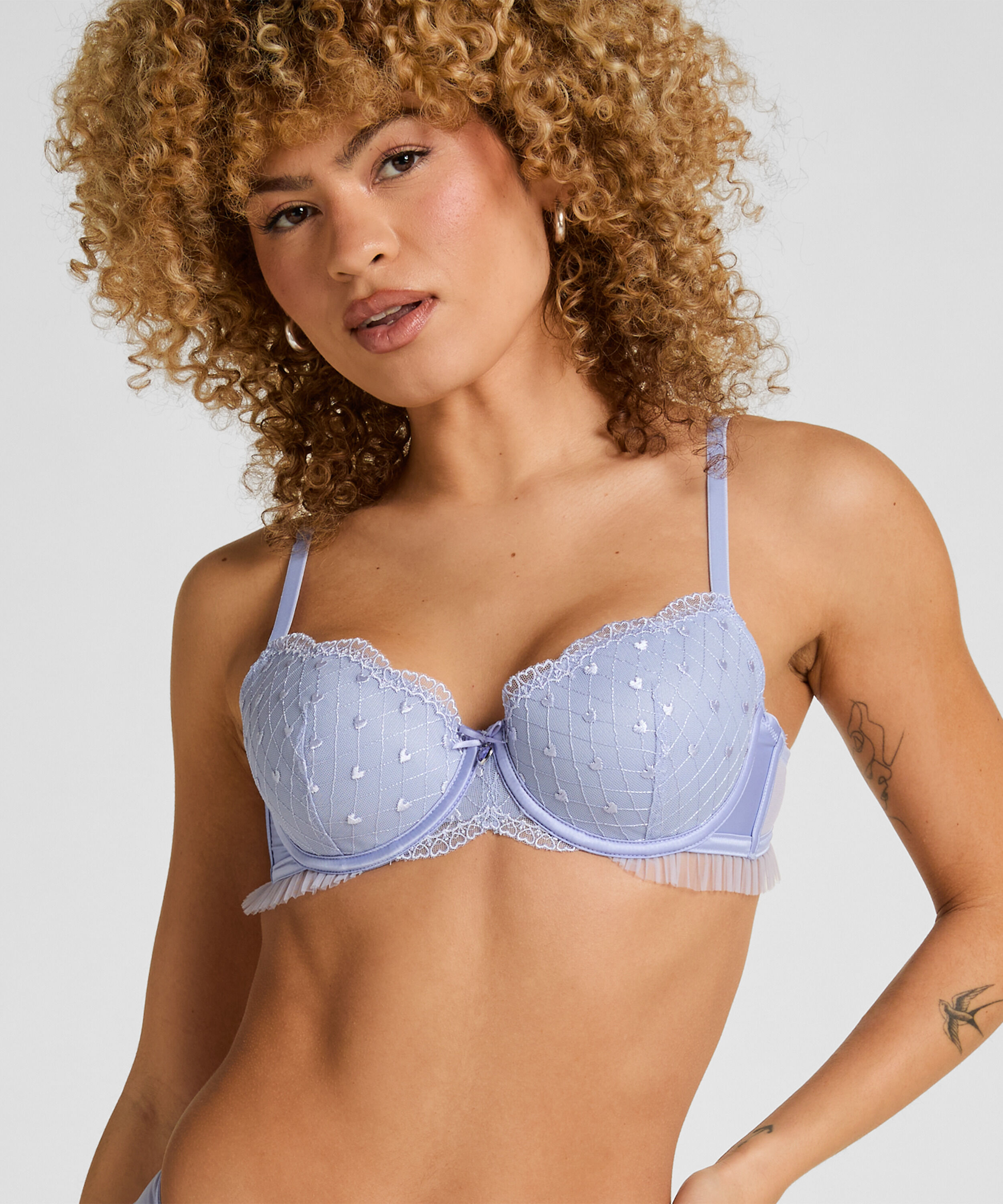 Cordelie Padded Underwired Bra, Purple Cordelie Padded Underwired Bra, Purple