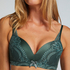 Lycke Padded Non-Wired Bra, Green