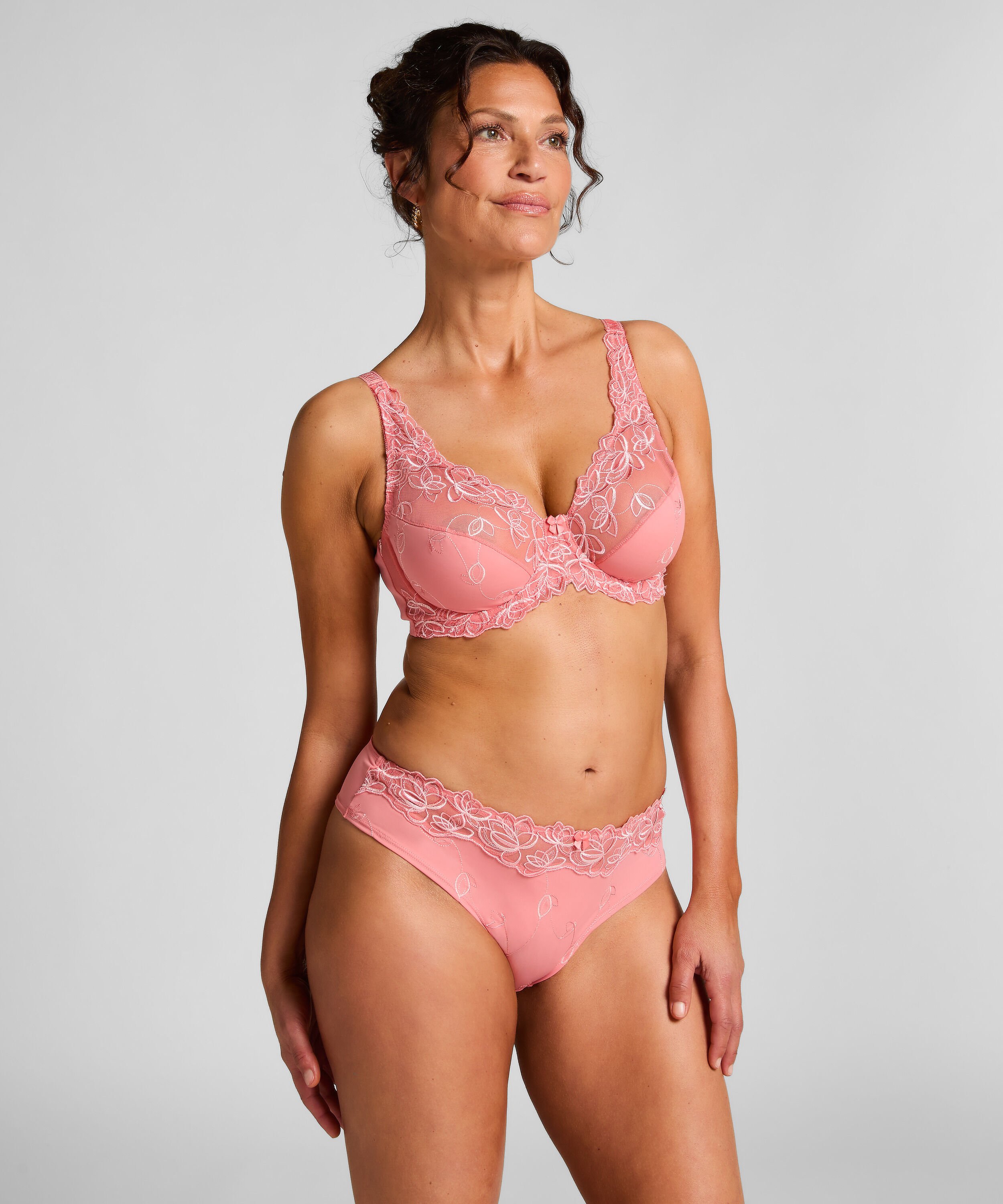 Diva Non-Padded Underwired Bra, Orange