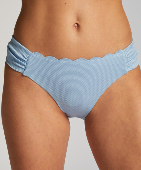 Scallop Rio Bikini Bottoms, Blue