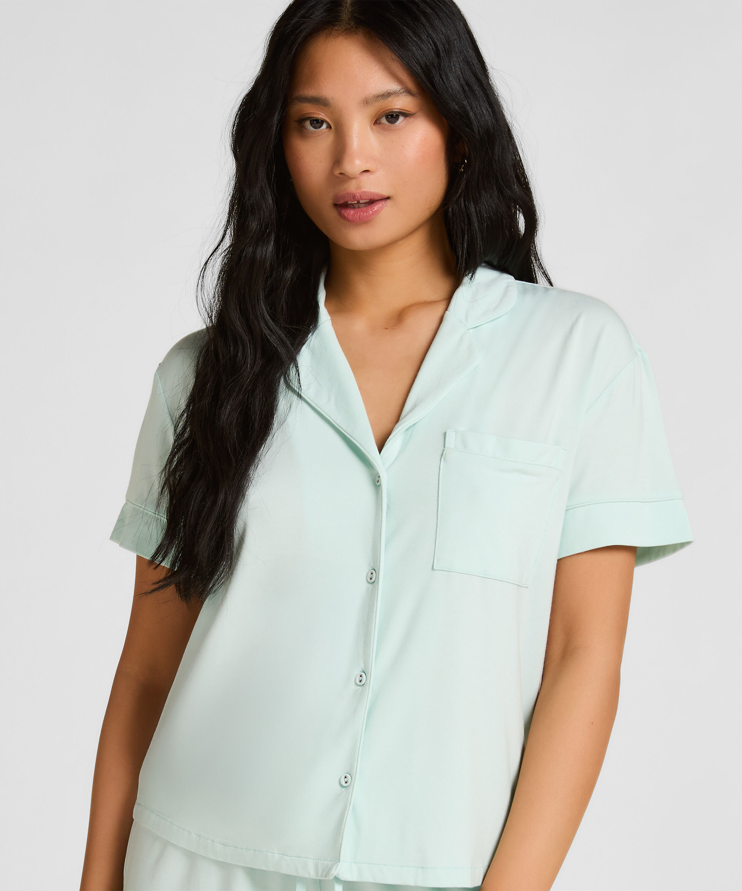 Essential Jersey Short-Sleeved Jacket, Blue
