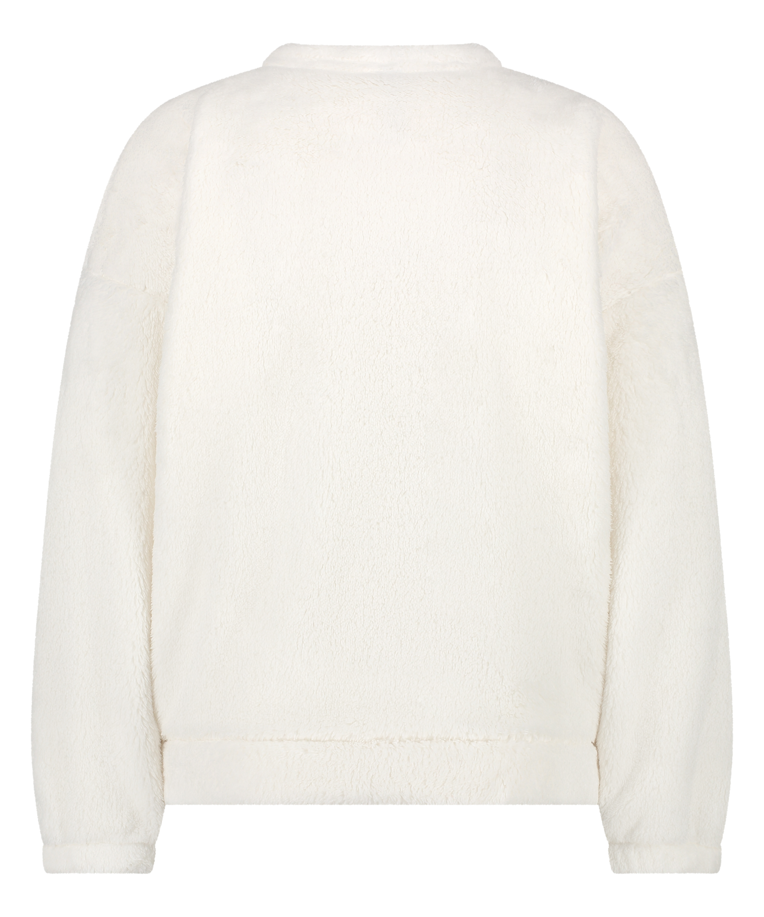 Fleece Snuggle Top, White, main