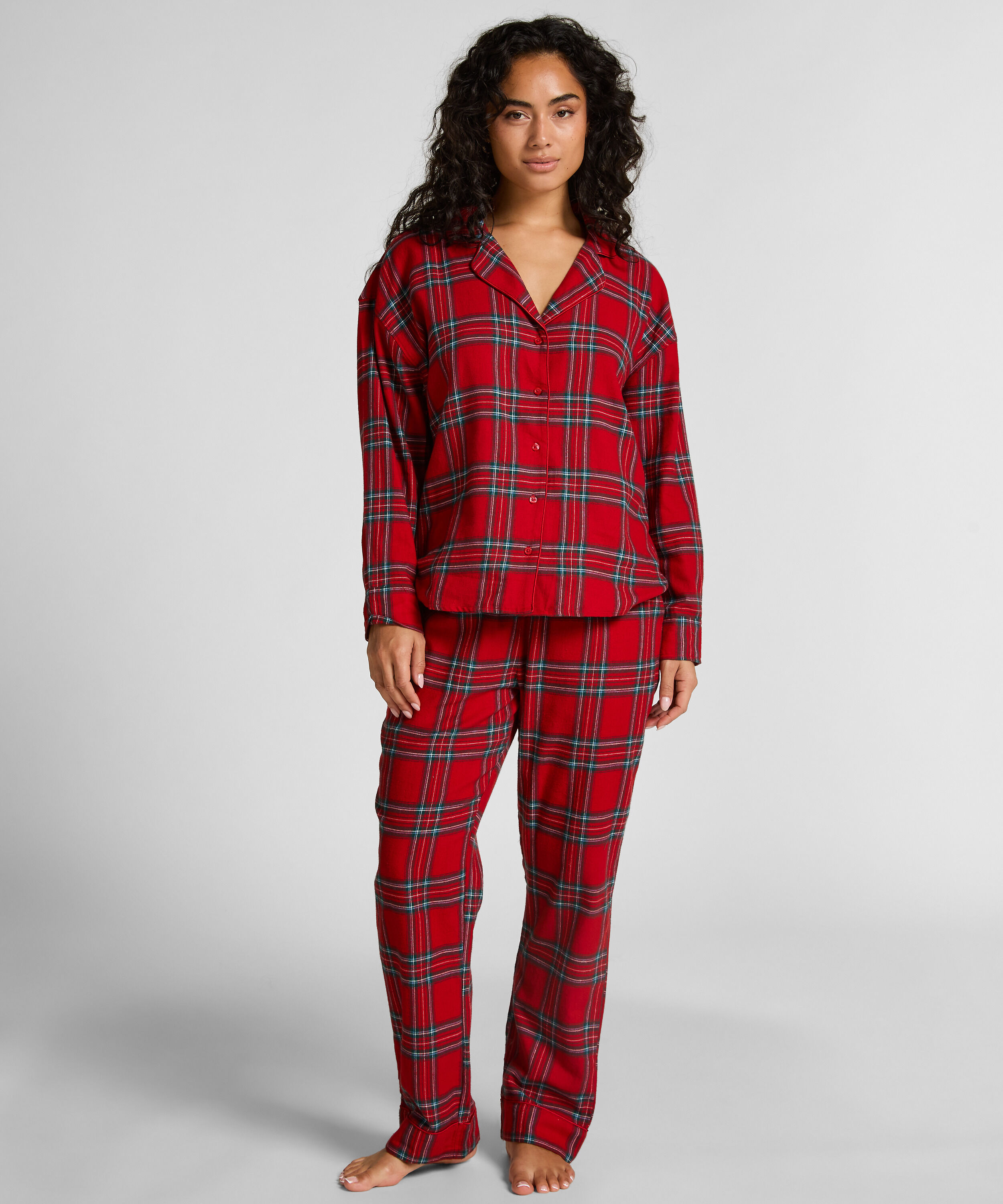 Flannel Pyjama Top