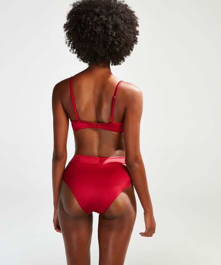 Lola High Bikini Bottoms, Red