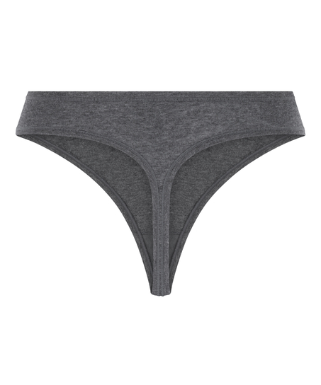 Thong Soft Cotton, Grey
