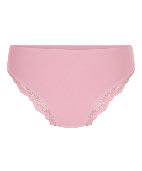Invisible Lace Back Brazilian, Pink