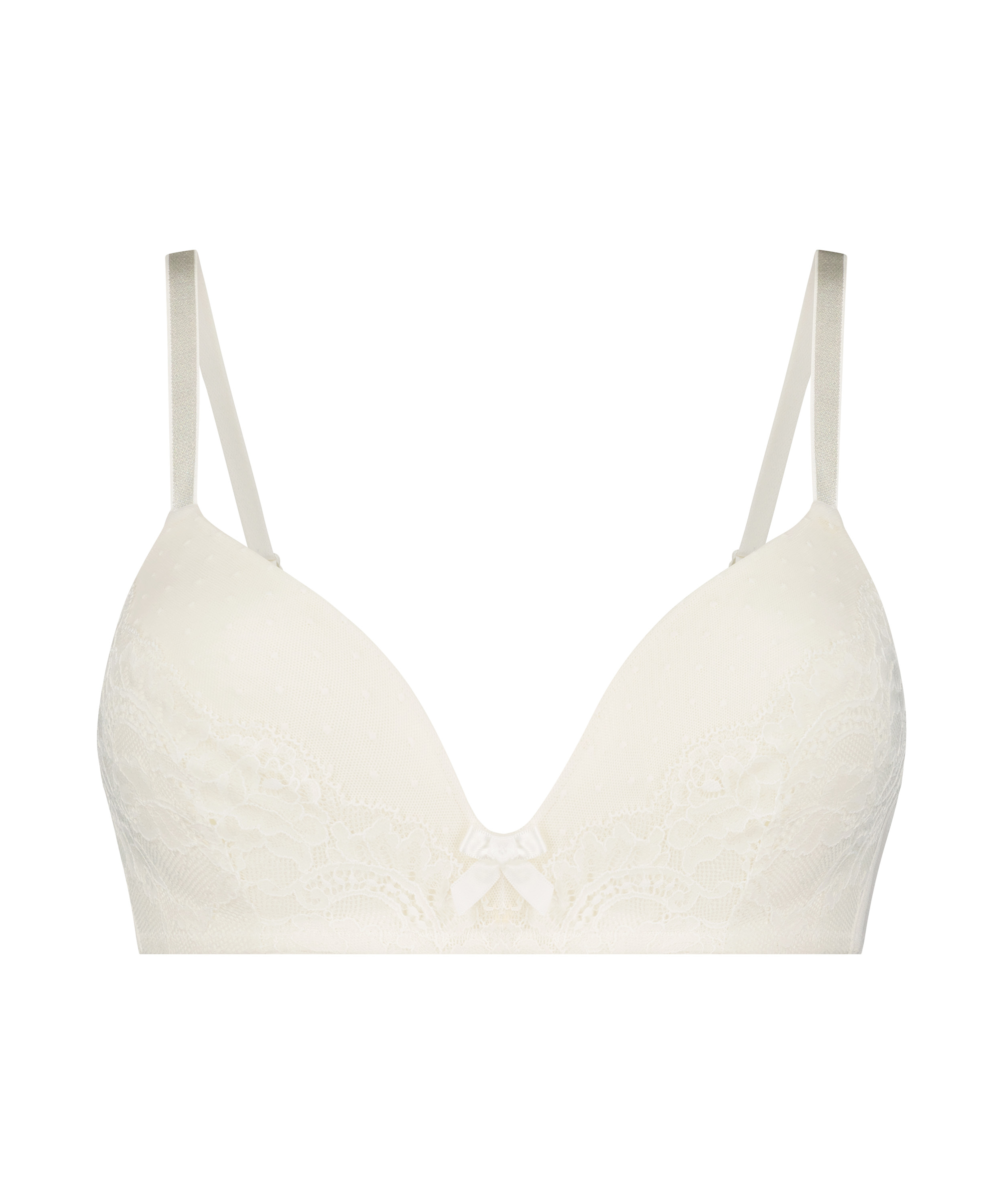 Valerie Padded Non-Underwired Bra, White, main