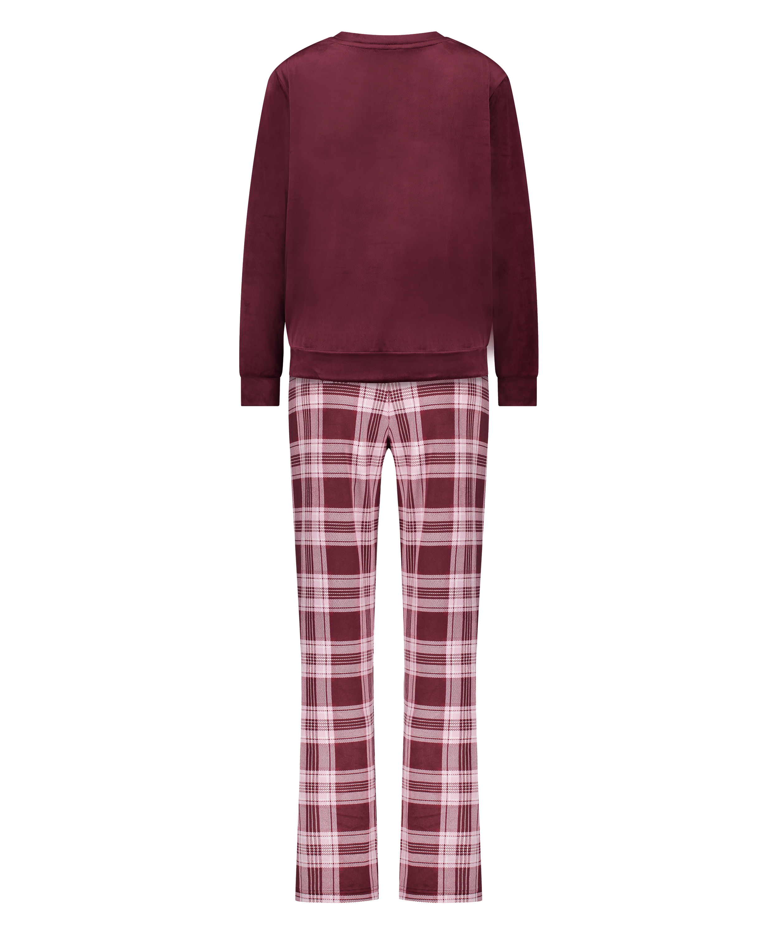 Velvet Pyjama Set, Purple, main