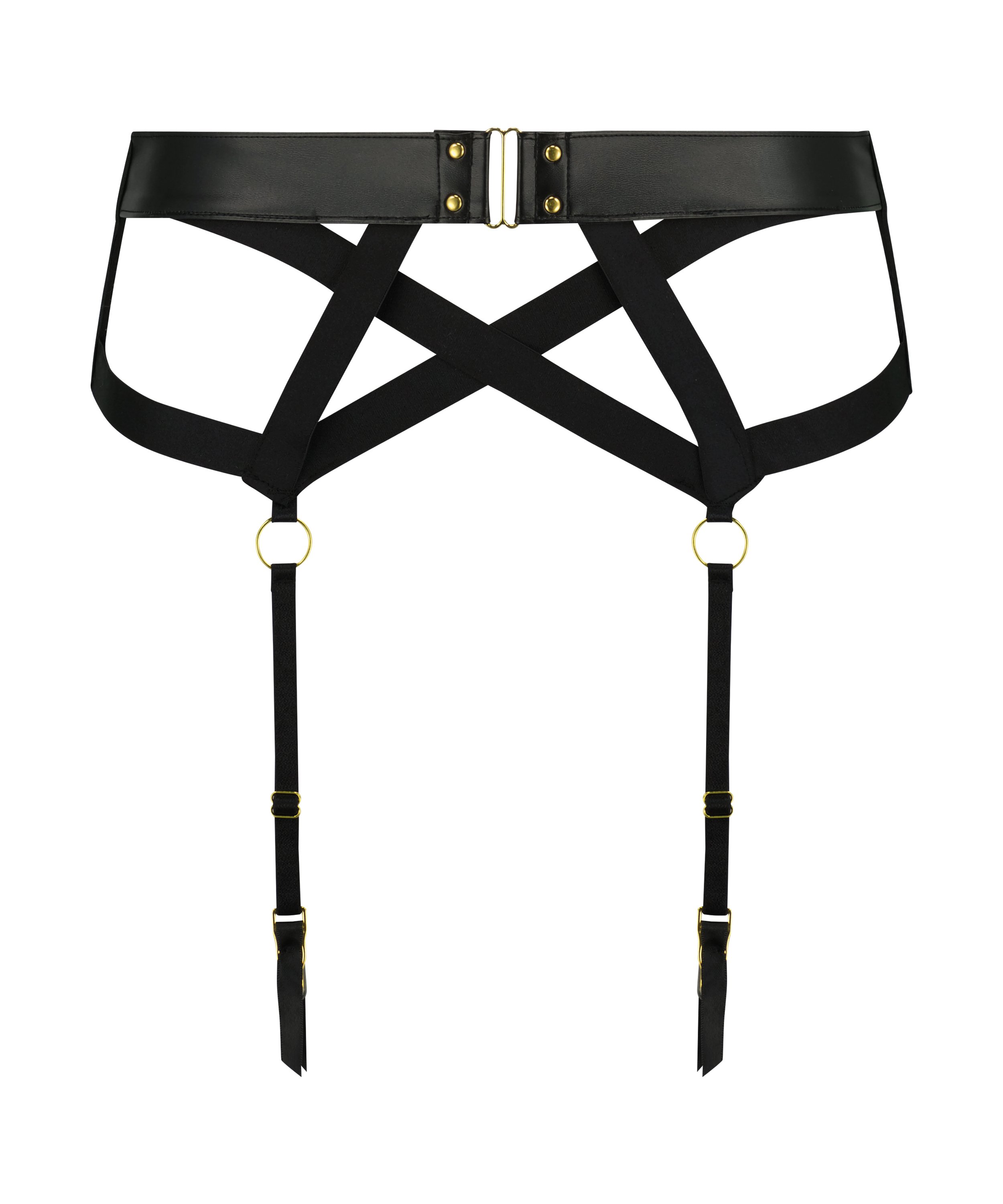 Private Occult suspenders, Black, main