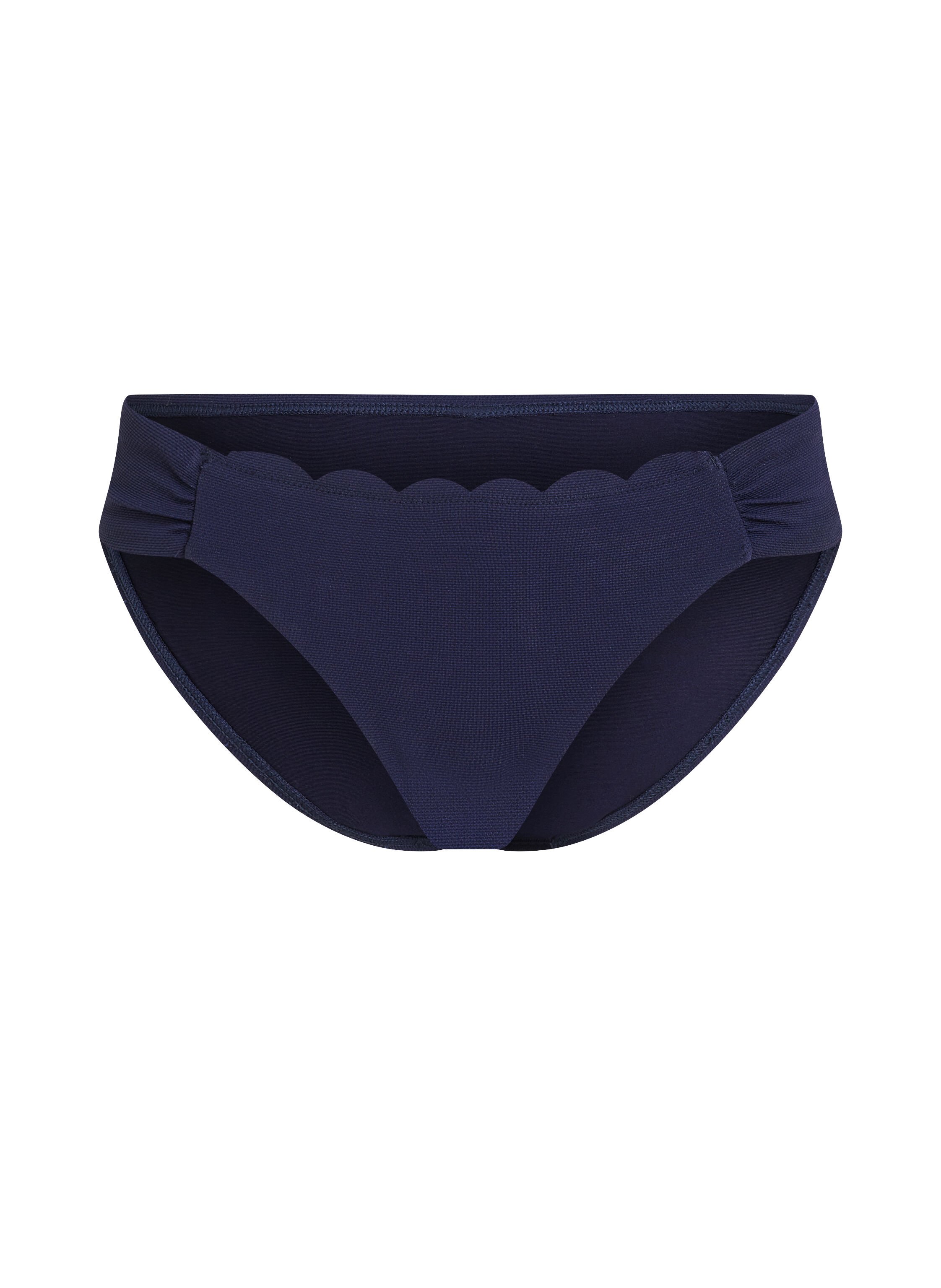 Scallop Rio Bikini Bottoms, Blue