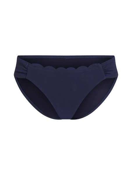 Scallop Rio Bikini Bottoms, Blue