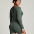 Brushed Short Onesie, Green