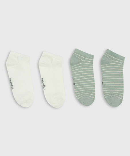 2 Pairs Of Socks, White