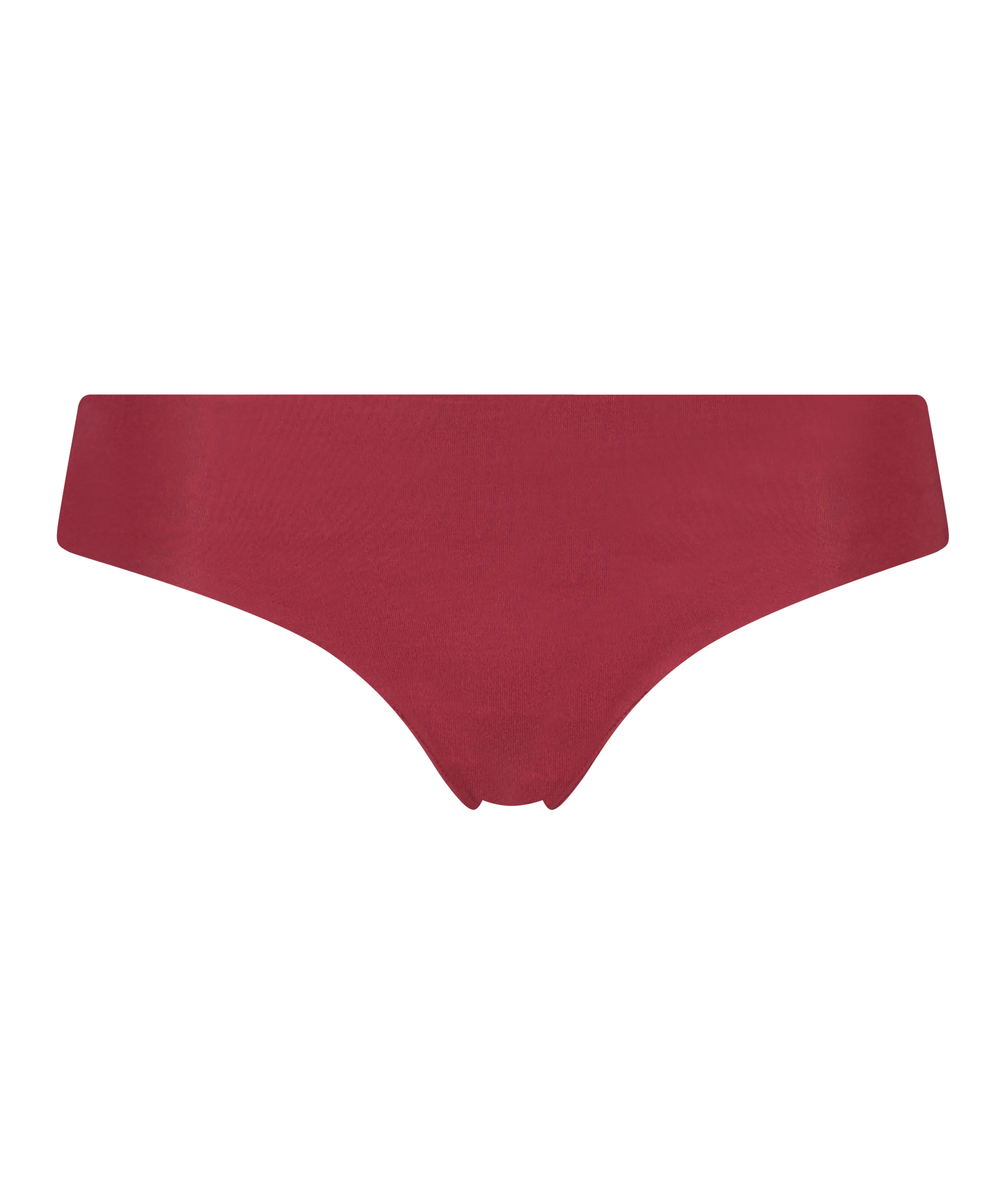 Invisible cotton thong, Red, main