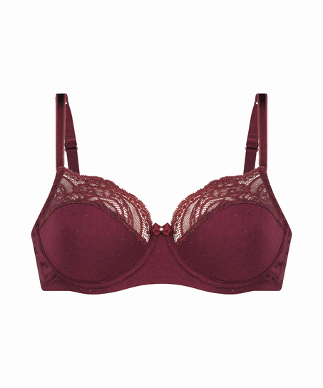 Sophie Non-Padded Underwired Bra, Red