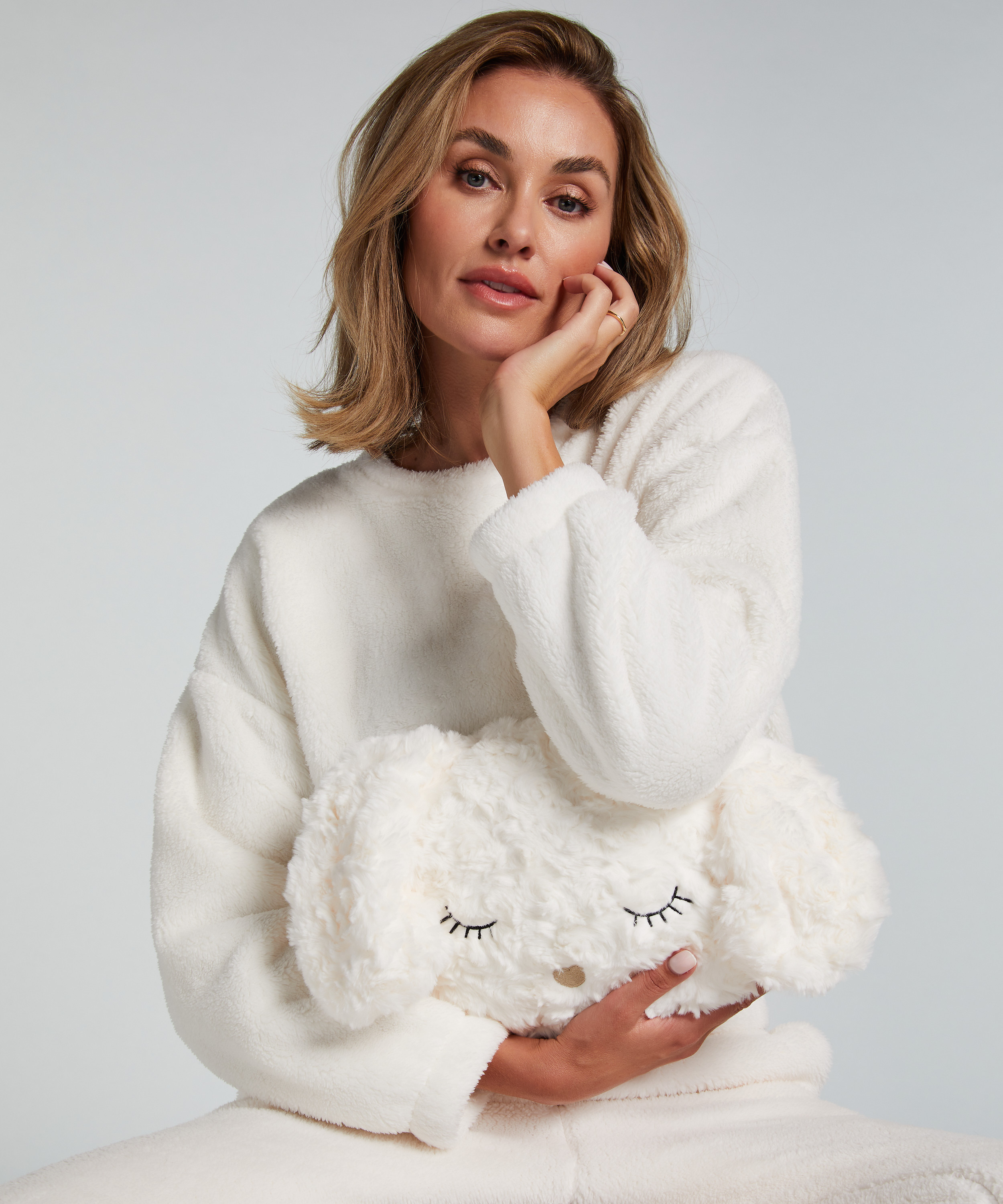 Hot Water Bottle, White, main