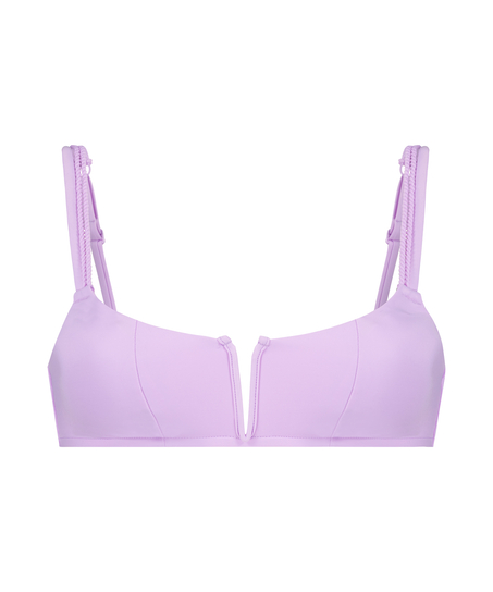 Wakaya Bikini Crop Top, Purple