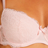 Teddy Padded Underwired Bra, Pink