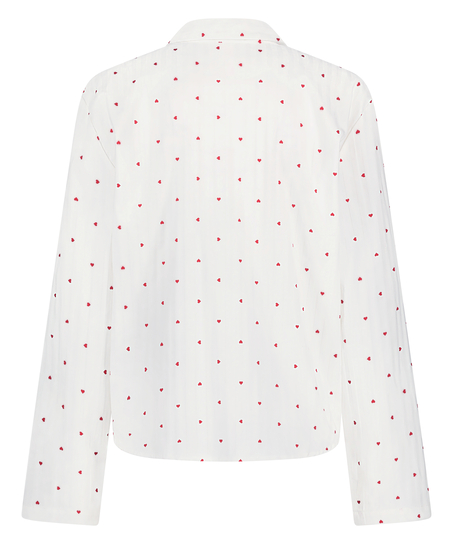 Jacquard Jacket Longsleeve, White