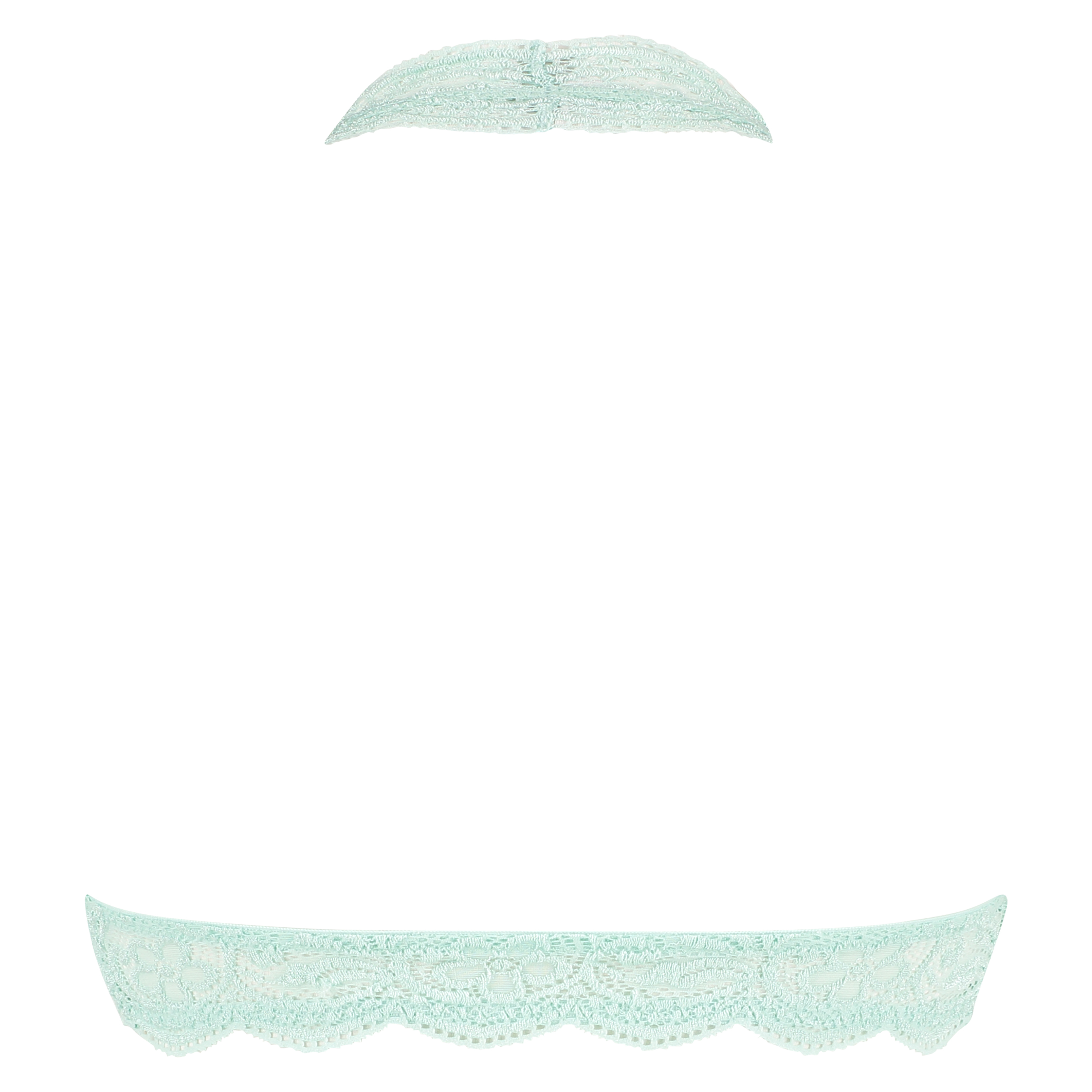 Halter Lace Bralette, Green, main