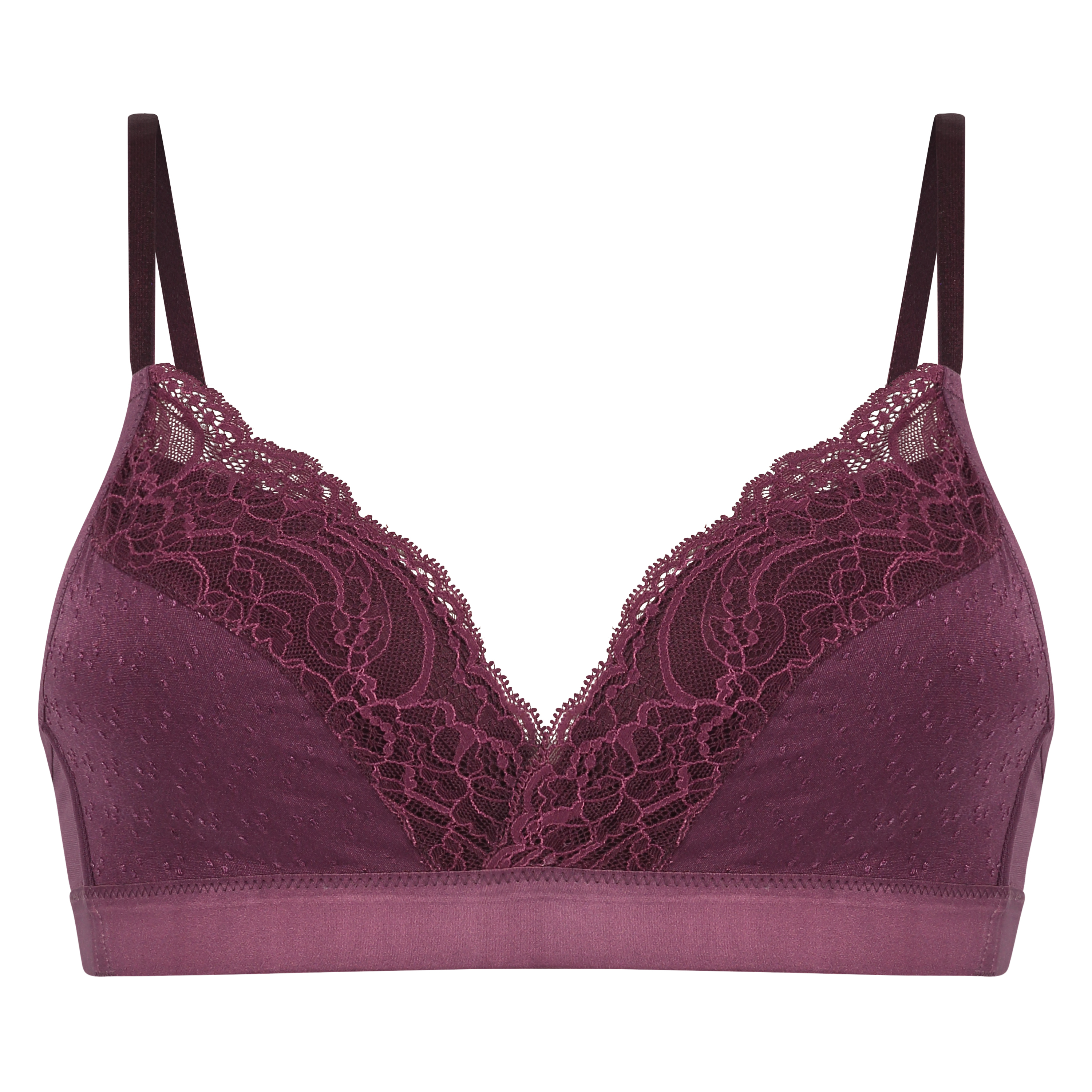 Sophie Padded Non-wired Bra, Purple, main