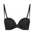 Padded Underwired Strapless Maximizer Bra, Black