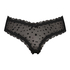 V-shape Mesh Brazilian, Black