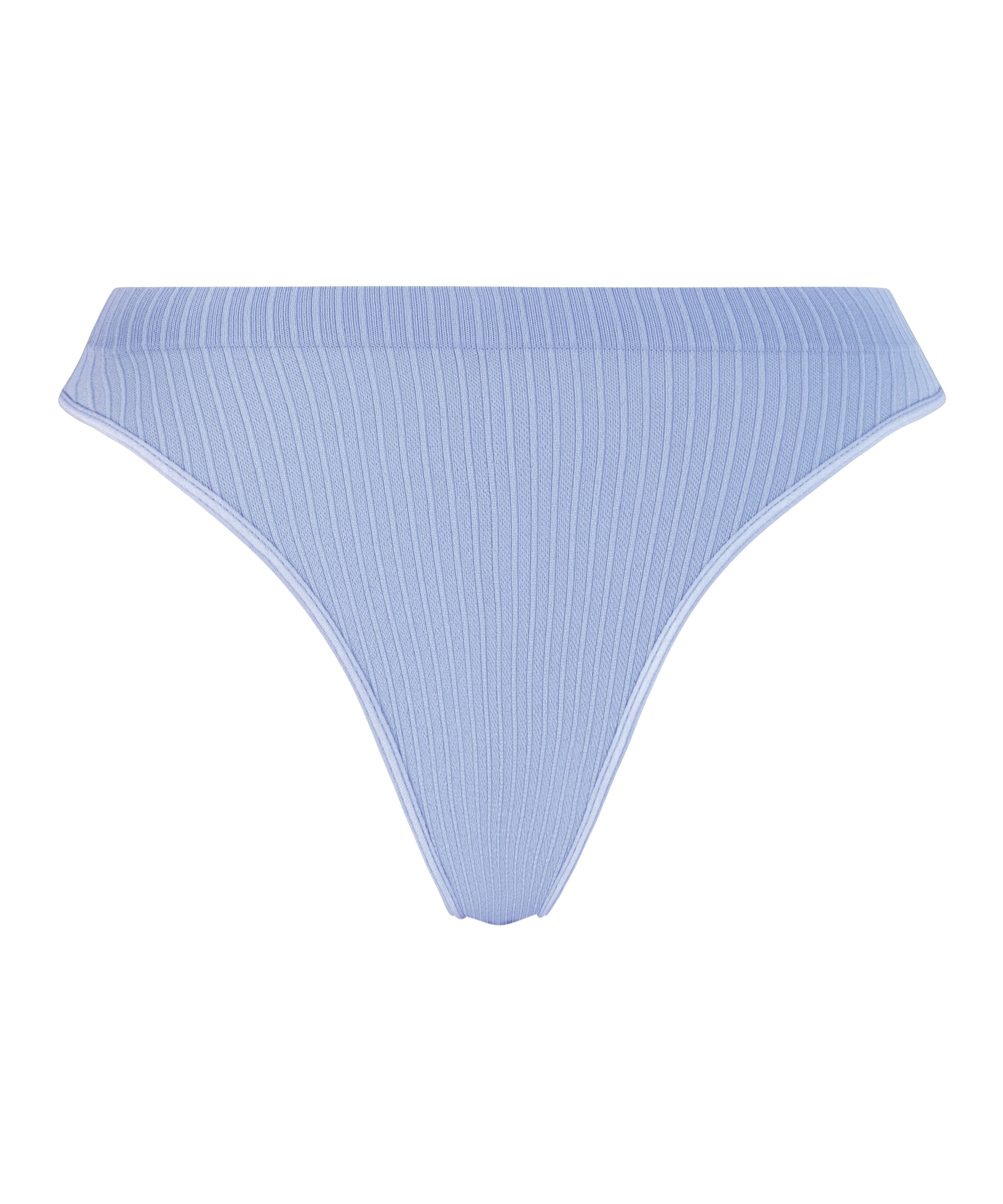 Dianne High Leg Thong, Blue, main