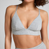 Cotton Bralette, Grey