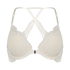 Daisy Padded Underwired Push-Up Bra, White