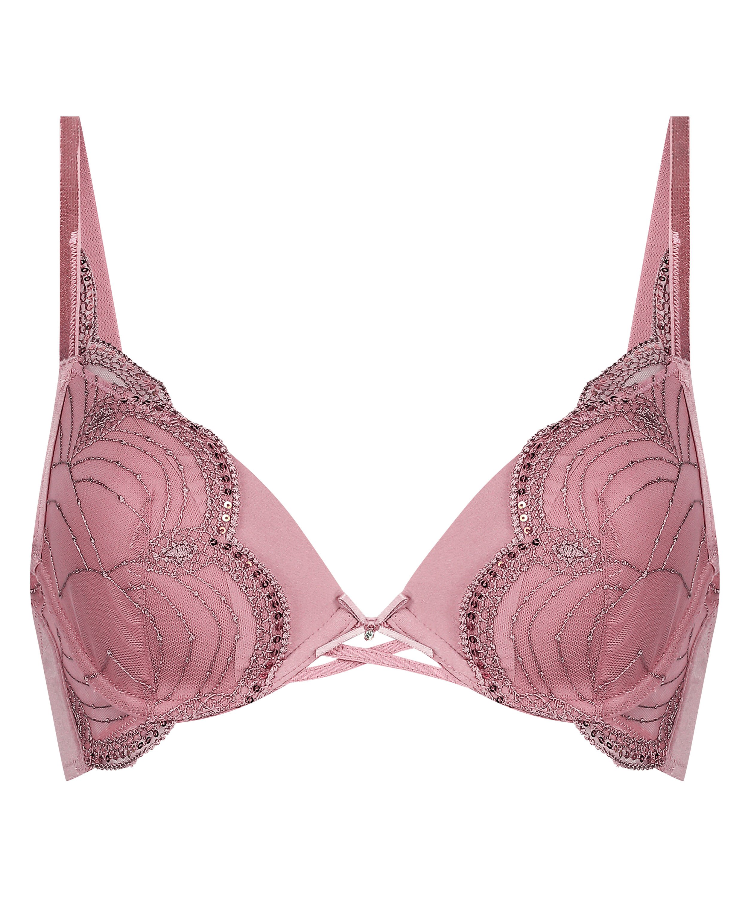 Ruby Padded Underwired Bra, Pink