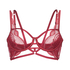 Lyra Non-Padded Longline Underwired Bra, Red