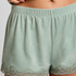 Short Velours Lace, Green