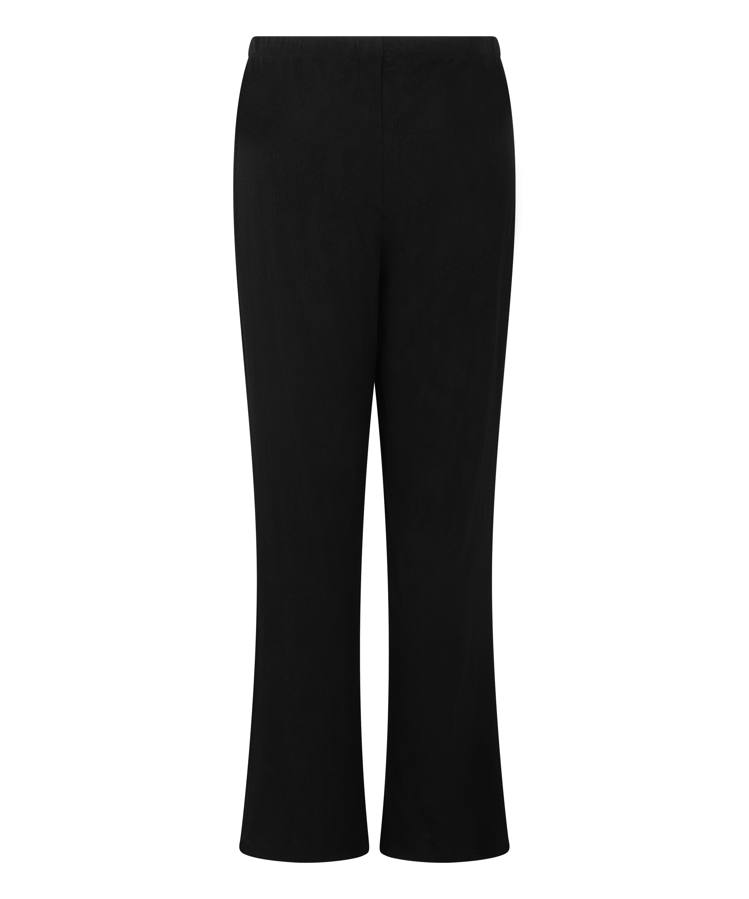 Pointelle Pyjama Pants, Black, main