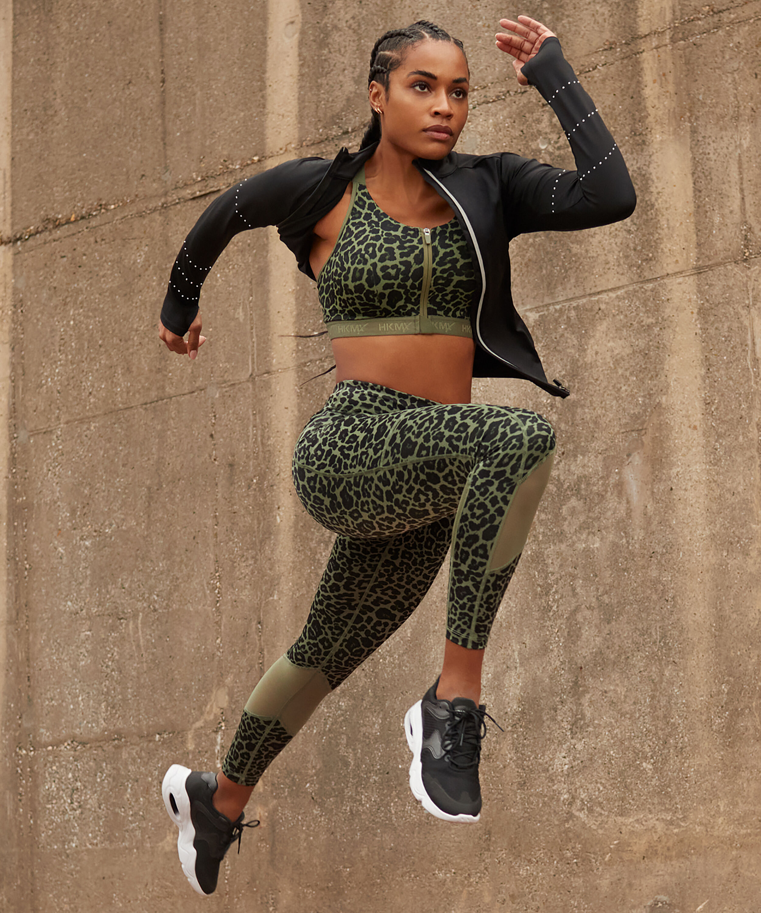 HKMX Oh My Squat High Waisted Leggings, Green