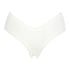 V-shape Mesh Brazilian, White
