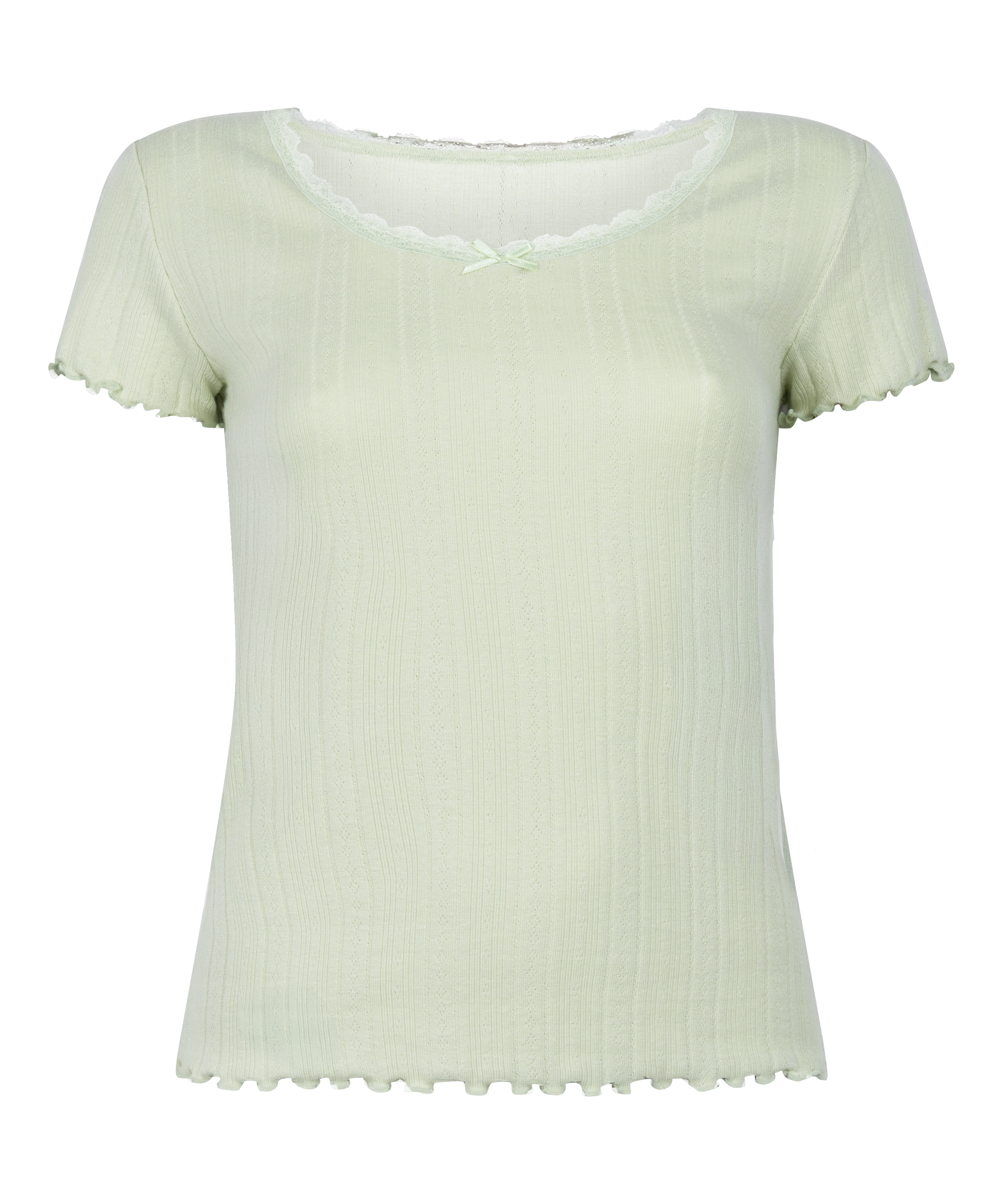 Pointelle Top Lace, Green, main
