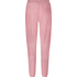 Velour Rib Jogging Pants, Pink