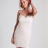 Slipdress Satin Minimal, White