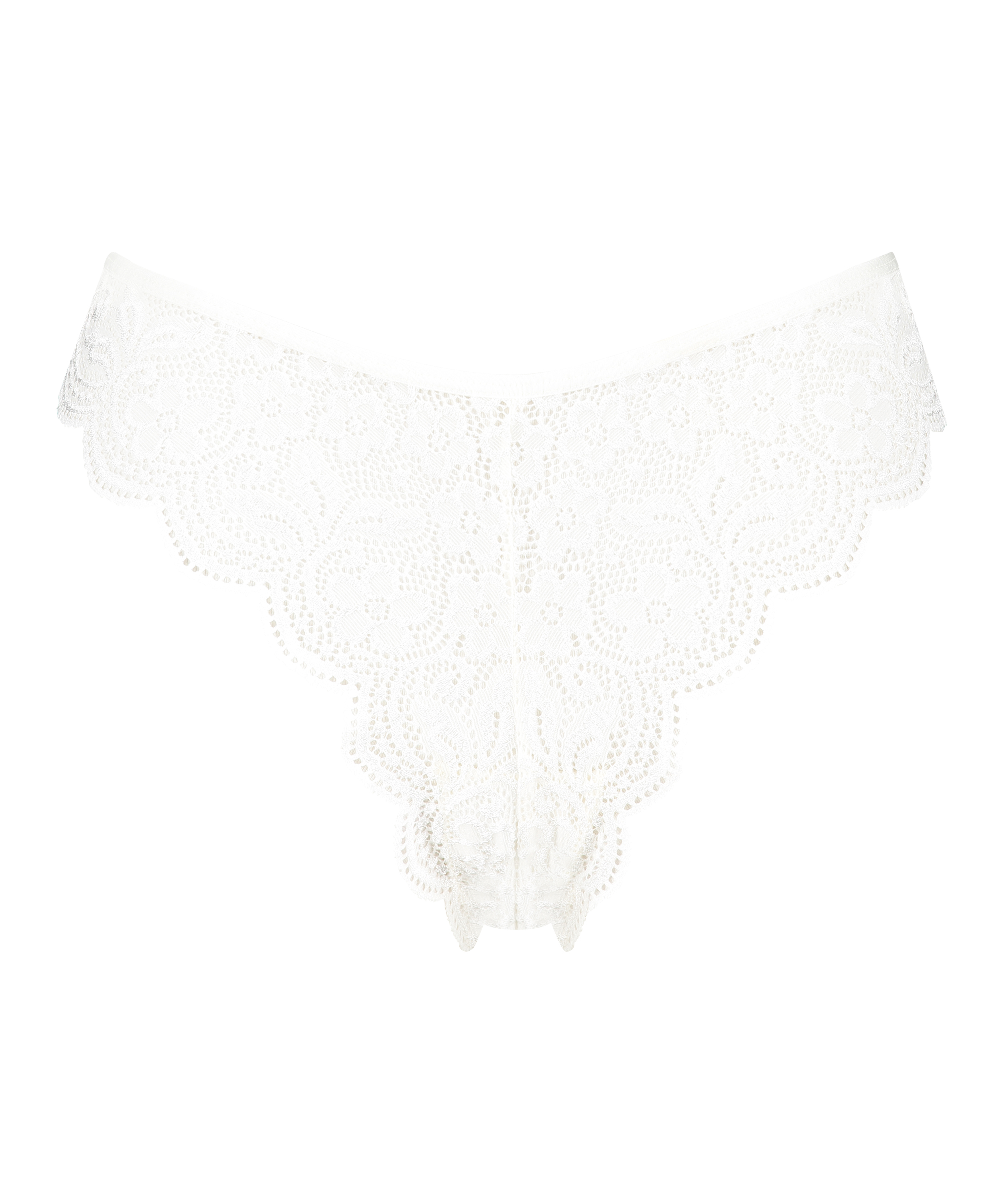 High leg Brazilian, White, main