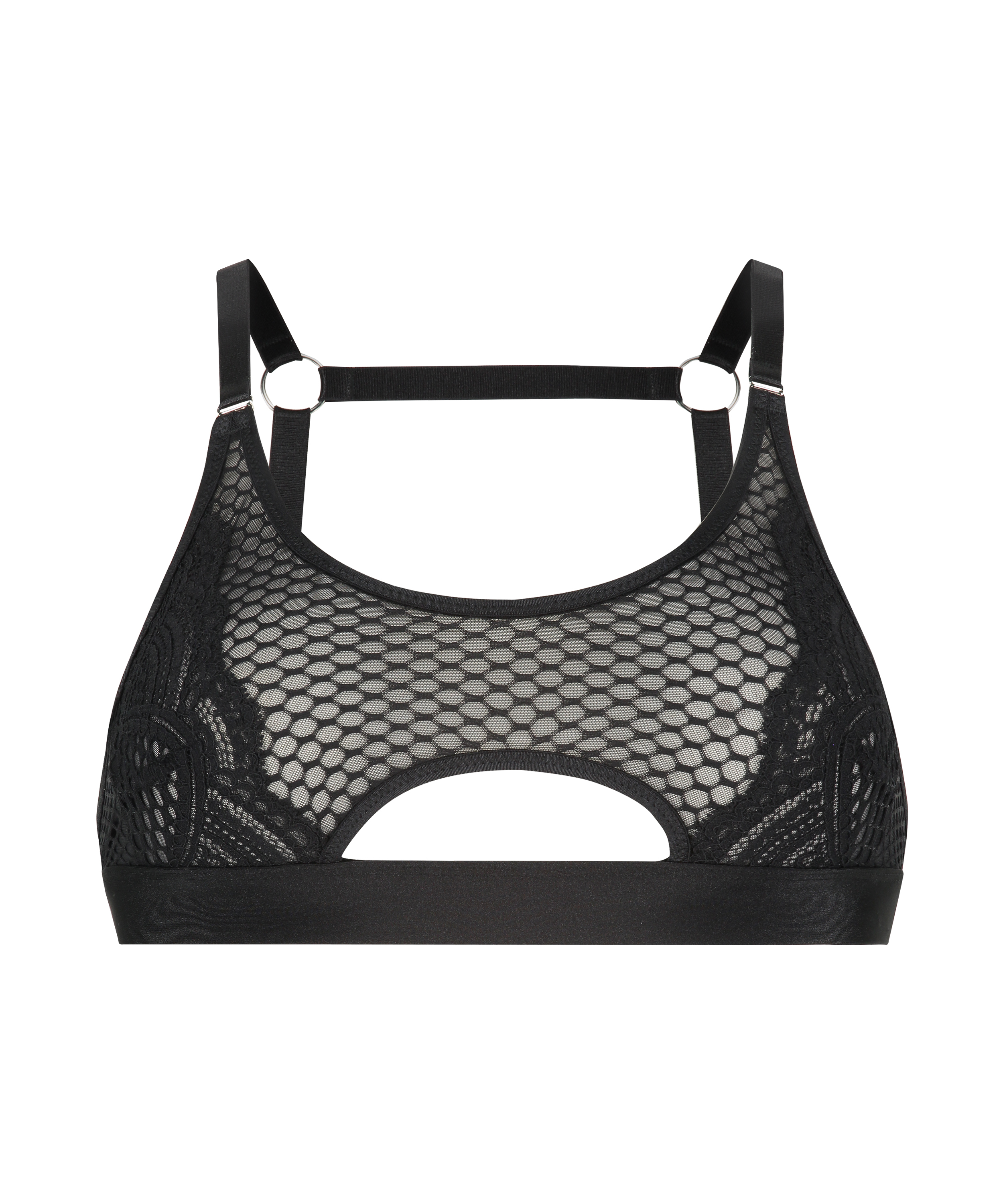 Duckie Bralette, Black, main