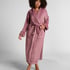 Soft Fleece Bathrobe, Purple